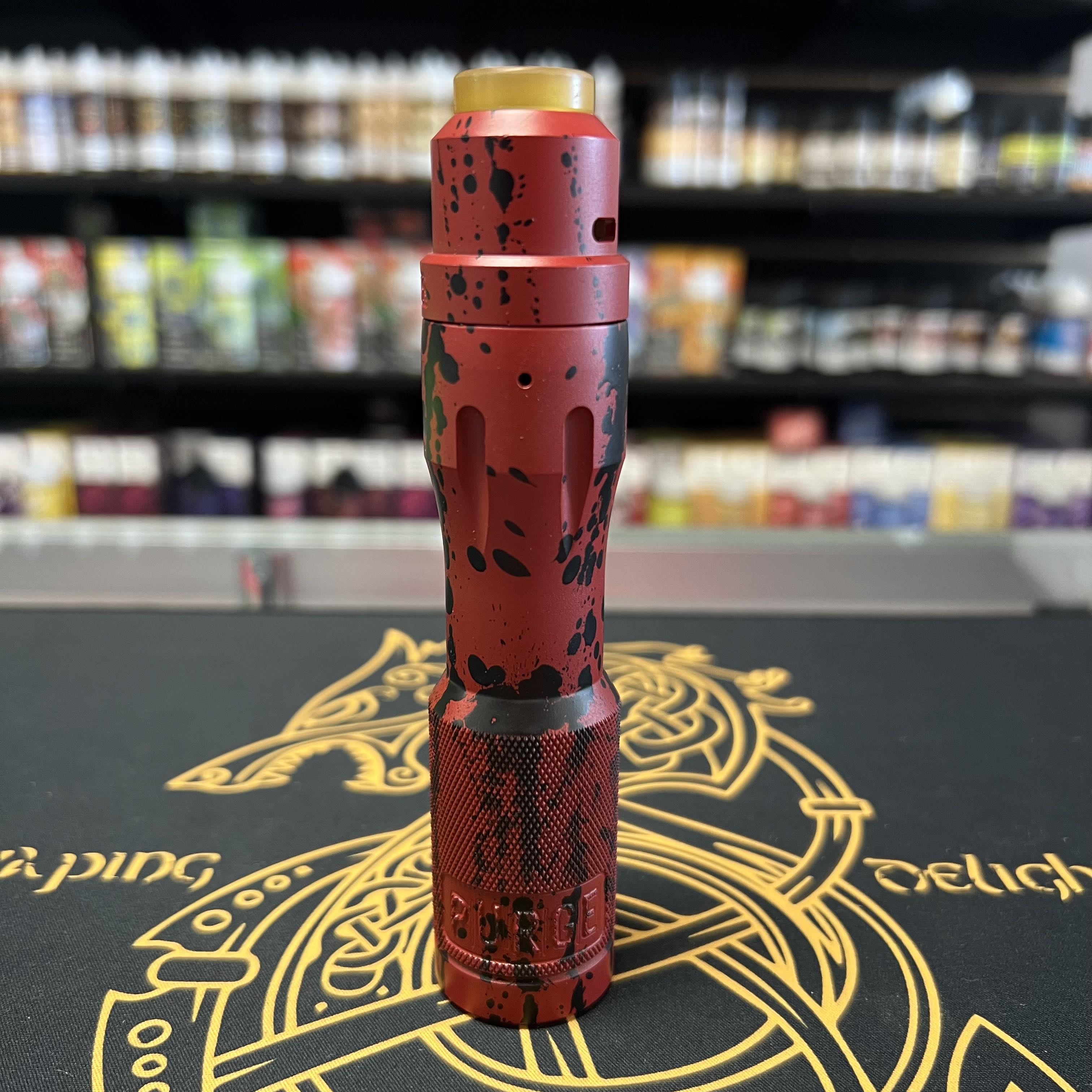 Purge Mods Enforcer 21700 Mech Mod (Red Splatter) – Hobby Delights