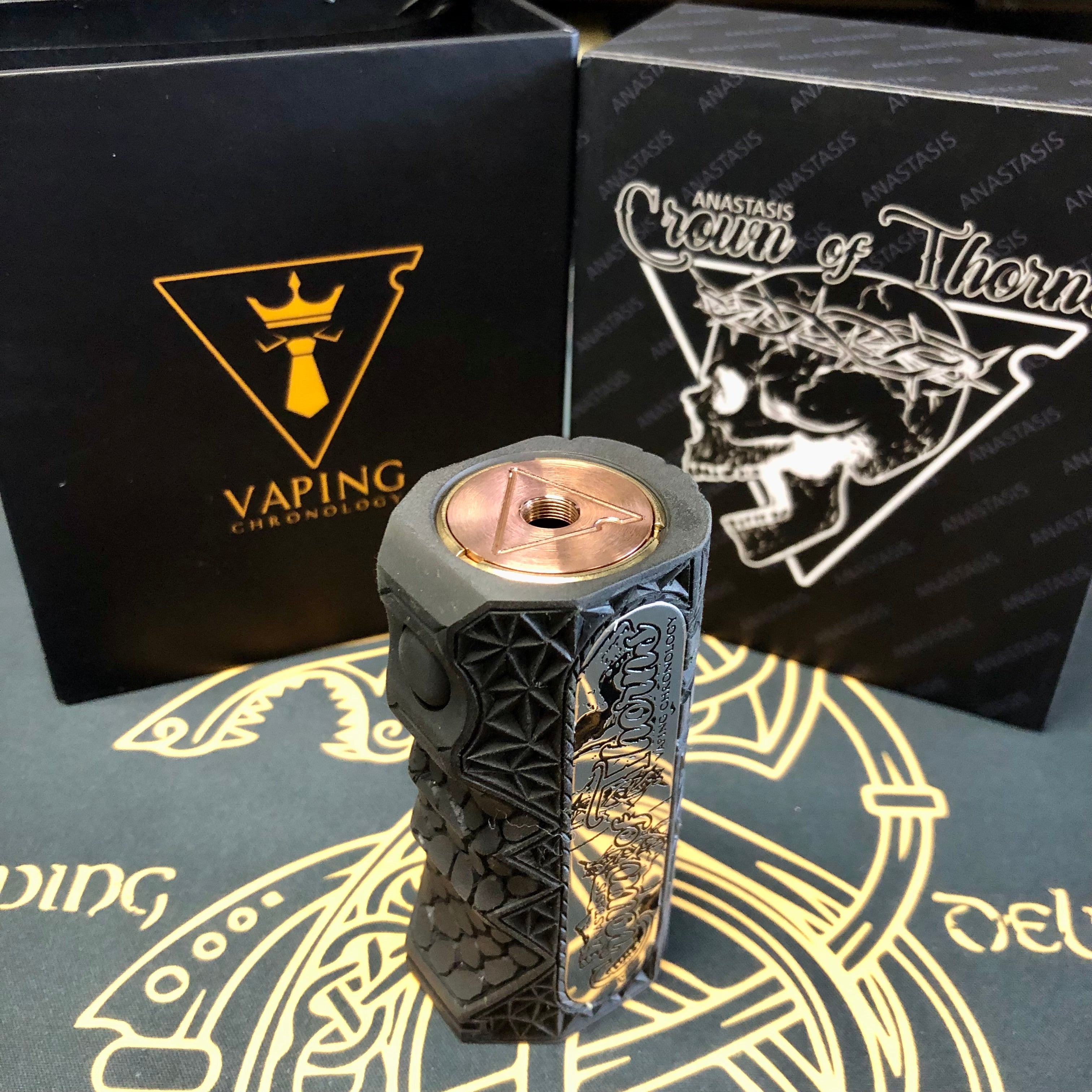 Anastasis Crown of Thorns (Eskultra Batch) Mech Mod by Vaping Chronolo –  Hobby Delights